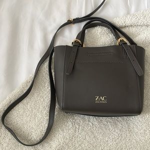 Zac Posen Soft Leather Mini Tote Crossbody Bag